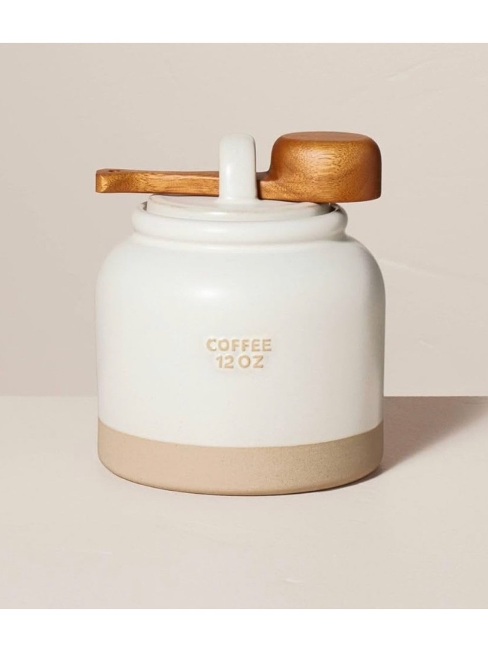 Hearth & Hand with Magnolia 12oz Stoneware Crock Coffee Canister with Scoop